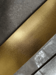 Dostear Glitzer Kleber Tapetenbordüre Bordüre Selbstklebend Kinderzimmer Tapeten Wohnzimmer Wanddeko Badezimmer 3D Fliesenaufkleber Wandleisten Goldmuster 5 X 200cm