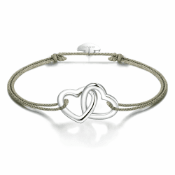 Viwind Damen Armband 925 Sterling Silber Liebe Armbänder für Frauen und Mädchen 24cm Einstellbar Handgemachte Geflochtene Armband Schmuck Geschenk mit Geschenkbox