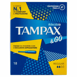 TAMPAX &GO REGULAR, 18 Stück