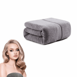 Dumwis Handtücher Baumwolle Badetuch Fusselfreie Premium Handtuch Luxus Hochwertige Dicke Groß Badetücher Weich Saugstark Badehandtuch Frottiertücher Saunahandtuch Strandtuch (Grau, 70x140cm 650g/㎡)
