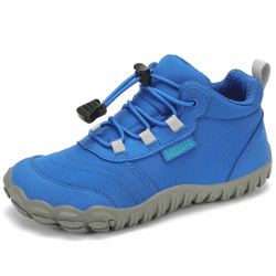 SAGUARO Kinder Barfußschuhe Atmungsaktiv rutschfest Wanderschuhe Leicht Barefoot Minimal Sneaker Gr.26-36