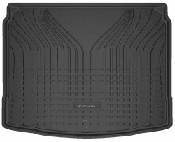 WALSER Premium Kofferraumwanne kompatibel mit Skoda Karoq (NU7, ND7) 07/2017-Heute, unterer Ladeboden, 100% passgenaue Kofferraum Schutzmatte - Made in EU, robuste Antirutschmatte Auto