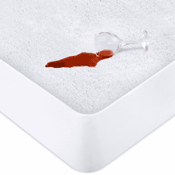 Utopia Bedding Matratzenschoner 70 x 140 x 15 cm Wasserdicht, Oeko-TEX Zertifiziert Matratzenauflage Atmungsaktive, Matratzenschutz, Rundum Elastisch Weiß 70 x 140 x 15 cm Weiß