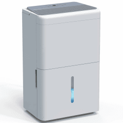 Newentor Bdpt. Luftentfeuchter Elektrisch 30L/Tag, Entfeuchter Elektrisch Keller 245m³/90m², Raumentfeuchter Elektrisch Leise 40dB, Mit 10 J. Gar., Ablaufschlauch, Abnehmbarem Filter, Timer