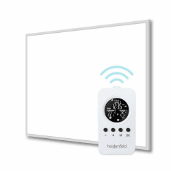 Heidenfeld Infrarotheizung HF-HP106-3 | 𝟭𝟬 𝐉𝐀𝐇𝐑𝐄 𝐆𝐀𝐑𝐀𝐍𝐓𝐈𝐄 - 800 Watt - Bis 19 m² - Infrarot Heizkörper - Elektroheizung mit Thermostat - Überhitzungsschutz (HF-HP106-3 800 Watt)