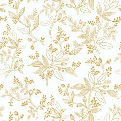 Timeet Selbstklebende Tapete Weiß und Golden Blätter Klebefolie Möbel Weiss Möbelfolie Selbstklebend Setzlinge Früchte Möbelaufkleber 44x300cm Klebetapete Wasserdicht Vinyl Folie für Möbel, Wand