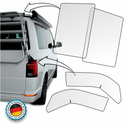 LACKSCHUTZSHOP Lackschutzfolie Pads passend für Fahrradheckträger VW T6 / T6.1 | Schutzfolie transparent passend für Heckträger Heckklappe Volkswagen und Fahrradträger Thule