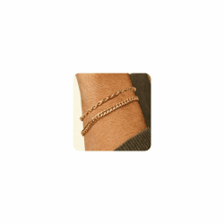 RANKEEF Gold Armband Herren Gold Kettenarmband für Männer Kubanisches Gliederarmband für Männer Seilarmbänder Armband Herren Herrenschmuck Vatertagsgeschenke