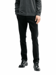 TOM TAILOR Herren Jersey Travis Slim Fit Chino Hose 28W / 36L 29999 - Black