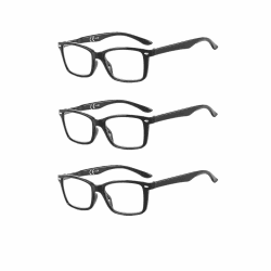 Suertree Lesebrille Feder Scharnier Lesebrillen Sehhilfe Augenoptik Brille Lesehilfe für Damen Herren Brillenrahmen