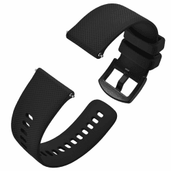 Anbeer Silikon Uhrenarmbänder für Herren Damen, Ersatzarmbänder mit Schnellverschluss 16mm 18mm 19mm 20mm 21mm 22mm 24mm