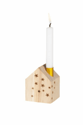 Räder Living Glückslichthaus Sterne 5x5x6,5 cm Design, Kerzenhalter