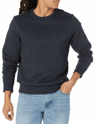 Amazon Essentials Herren Fleece-Sweatshirt mit Rundhalsausschnitt (erhältlich in Big & Tall)