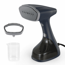 BEAUTURAL Dampfglätter mit 2 Dampfstufen,1800W Dampfleistung von 28 g/min 260ML Wassertank, Abschaltautomatik und Tropfstopp Faltbar Dampfbürste