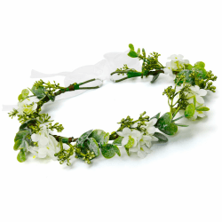 AKTVSHOW Die braut bekommt das beste blatt für die frau Blumenkranz Blume Krone Haare Damen Stirnband Blumenstirnband