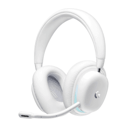 Logitech G G735 Kabelloses Gaming Headset, Anpassbare LIGHTSYNC RGB-Beleuchtung, LIGHTSPEED, Bluetooth, Abnehmbares Mikrofon, Kompatibel mit PC & Mac – Weiß