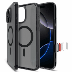 Spigen für iPhone 16 Pro Max Hülle [Camera Control Button] Kamerasteuerung Aktivierte Case Ultra Hybrid T MagFit, Kompatibel mit MagSafe Zubehör -Frost Black