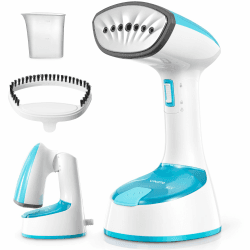 VINATO Dampfglätter, 1200W Steamer Dampfglätter, Reise Steamer Dampfglätter, 30s schnelles Aufheizen, Dampfbürste für Vertikales und Horizontales Dämpfen, tragbarer Reisesteamer für Zuhause