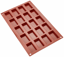 Silikomart 20.025.00.0060 SF 025 FINANZIERI - SILICONE MOULD 49X26 H 11 MM