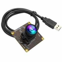 SVPRO 5MP 50fps Global Shutter USB-Kameramodul für Computer Laptop, Hochgeschwindigkeits-Lightburn-Kamera für Lasergravurmaschinen Computer Vision Kamera Board Weitwinkel 120Grad Industrie-Videokamera