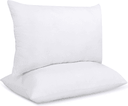 Utopia Bedding 2er Set Kissenfüllung 30 x 50 cm, Innenkissen Füllkissen Kopfkissen Sofakissen (Weiß)