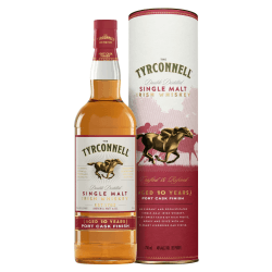 The Tyrconnell | 10 Jahre Port Finish | Single Malt Irish Whiskey | mit Geschenkverpackung | 46%Vol | 700ml Einzelflasche