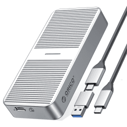 40Gbps NVMe Gehäuse, ORICO M.2 Gehäuse Bis zu 2700 MB/s, SSD Gehäuse für USB4.0/3.2/3.1/3.0/2.0, USB C Gehäuse kompatibel mit Thunderbolt 3/4 Geräten, Unterstützung 2280 M&B+M-Key- M224-SV