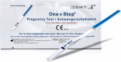 10 x One+Step ultraempfindlicher Schwangerschaftstest - Schwangerschaftstest Frühtest - Pregnancy Test - Frühschwangerschaftstest