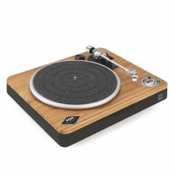 House of Marley Stir It Up Wireless Plattenspieler Bluetooth - Nachhaltig gefertigter Schallplattenspieler, 33/45 U/min Vinyl Player mit Vorverstärker, Audio-Technica Tonabnehmer, Bambus