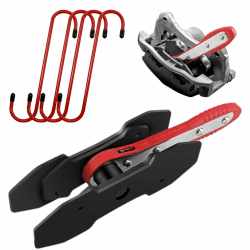 CHANG QI Bremssattelwerkzeug Ratschen Bremskolben-Rückstell-Werkzeug mit 2 Stahlplatten und 4 S Haken Bremsbelag-Ersatzhaken…