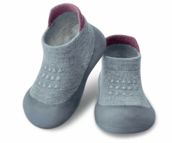 Dookeh Krabbelschuhe Baby, Lauflernschuhe Kinder, Rutschfeste Hüttenschuhe Sockenschuhe für Mädchen Junge