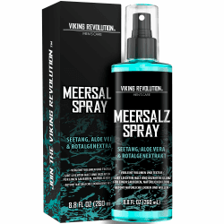 Viking Revolution Sea Salt Spray Hair Men - Meersalzspray für Männer - Salzspray mit Kelp, Aloe Vera & Rotalgenextrakt - Haarspray Männer für mehr Volumen - 260 ml - Herren Geschenke