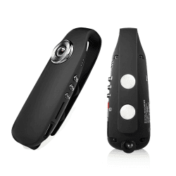 CAMMHD 1080P 32GB Körperkamera Full HD Portable Bodycam One-Key-Aufnahme Bewegungserkennung, 3-7 Stunden Aufnahme, Unterstützung OTG Verbindung (Maximale Unterstützung 512GB)