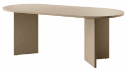 Selsey Esstisch Esszimmertisch Tisch Oval 90 x 204 cm Küchentisch OVO Cappuccino