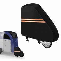 Pferdeanhänger Deichselabdeckung, 600D Schutzhülle und Deichselabdeckung für Wohnwagen und Pferdeanhänger, Frontabschleppabdeckung Schutz für die meisten Arten von Pferdeanhängern (L: 110 x 104 x 17