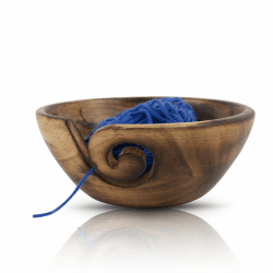 The Great Indian Bazaar: Holzschale für Skiengarn, Garnbälle, robust, rutschfest - Handgefertigt aus Mangoholz, ideal als Geschenk - Unisex, Erwachsener, Traditionell, Ganzjährig