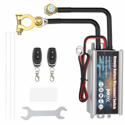 IMAYCC Smart Drahtloser Ferngesteuerter Batterie Trennschalter 12v, Upgrade-Version Autobatterie Trennschalter 120A, Batterie Kill Switch Anti-Diebstahl, Batterie Schalter für Auto, RV,ATV,LKW, Boot.