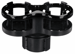 CAR Cup Holder 1 | Auto-Getränkehalter-Expander-Adapter mit Verstellbarer Basis und Untersetzer | meisten Auto Cup Holder | kompatibel mit Flaschen bis 7 cm Durchmesser | große Getränke | Becher