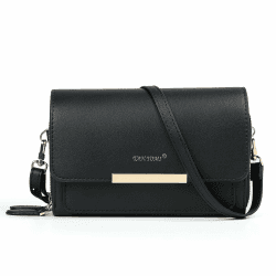 TANTOMI Umhängetasche Damen Klein, Exquisite Moderne Handtasche Elegant Damen Crossbody Bag Schultertasche Multikompartiment mit Kartenschlitz Handytasche Verstellbar Abnehmbar Schultergurt