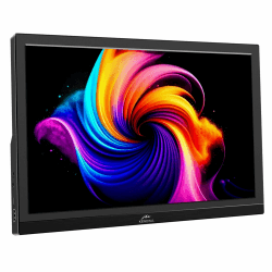 Kenowa Portable Monitor 15.6 Zoll USB-C Tragbarer Monitor FHD 1080P IPS Bildschirm Extend Monitor Mobiler Display mit Typ C HDMI für Raspberry pi/Laptop/PC/Xbox/PS4,mit Eingebauten Lautsprechern