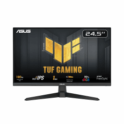 ASUS TUF Gaming VG259Q3A - 25 Zoll Full HD Monitor - 180 Hz, 1ms GtG, FreeSync, Adaptive Sync, ELMB, GameFast Input - Fast-IPS Panel, 16:9, 1920x1080, DisplayPort, HDMI, Speaker