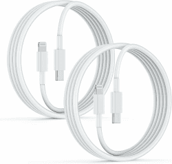 USB C auf Lightning Kabel 2M 2Pack, [Apple MFi Zertifiziert] iPhone Ladekabel Original Schnellladekabel USB C für iPhone 14/13/12/11 Pro Max/Pro/XR/XS/X/SE/8Plus