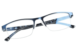 FONHCOO Halbrand Lesebrille Herren Halbbrille Damen Lesehilfe für Senioren Sehhilfe mit Blaulichtfilter Halbrandbrille