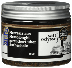 Salt Odyssey Geräuchertes Meersalz 150 g, 2er Pack