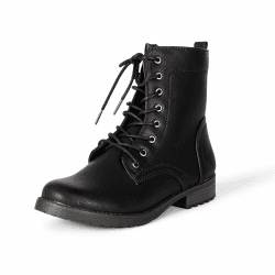 Amazon Essentials Damen Kampfstiefel mit Schnürung