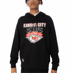 New Era Herren NFL Team Graphic Hoody Kanchi Blkwhi Kansas City Chiefs Kapuzenpullover