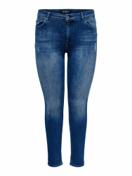ONLY Carmakoma Damen Carwilly Reg DNM Tai Noos Skinny-fit-Jeans