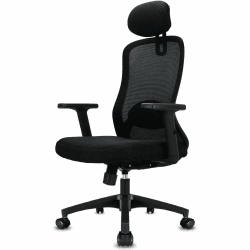 Milacyee Bürostuhl Ergonomisch, Bürostuhl, Schreibtischstuhl Bequemer, Höhenverstellung, Atmungsaktiver Mesh-Stuhl, Chefsessel hat 90° 110° 130° Abschließbar, Belastung bis 150KG Netzstuhl