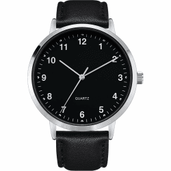 NUOVO Herrenuhr Klassisches Lederarmband Moderne Klassische Quarzuhr Leicht zu lesen Herren Business Casual Minimalistische Uhr