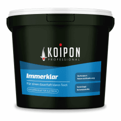 KOIPON Immerklar 1 kg, Natürlicher Teichwasseraufbereiter für dauerhaft klares Teichwasser, Gegen Schwebealgen und trübes Wasser im Gartenteich